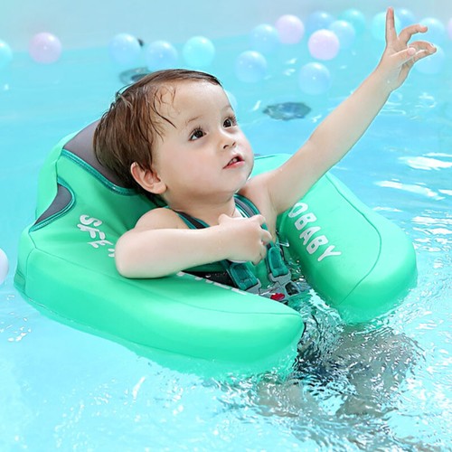 Infant Swim Trainer Baby Swim Float Chest Swimming Ring Green Aid Toys - Picture 9 of 9