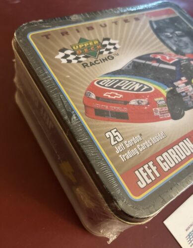 Vtg Jeff Gordon #24 Lunch Box Upper Deck Racing Tributes w/25 Trading Cards 2000 - Picture 9 of 10