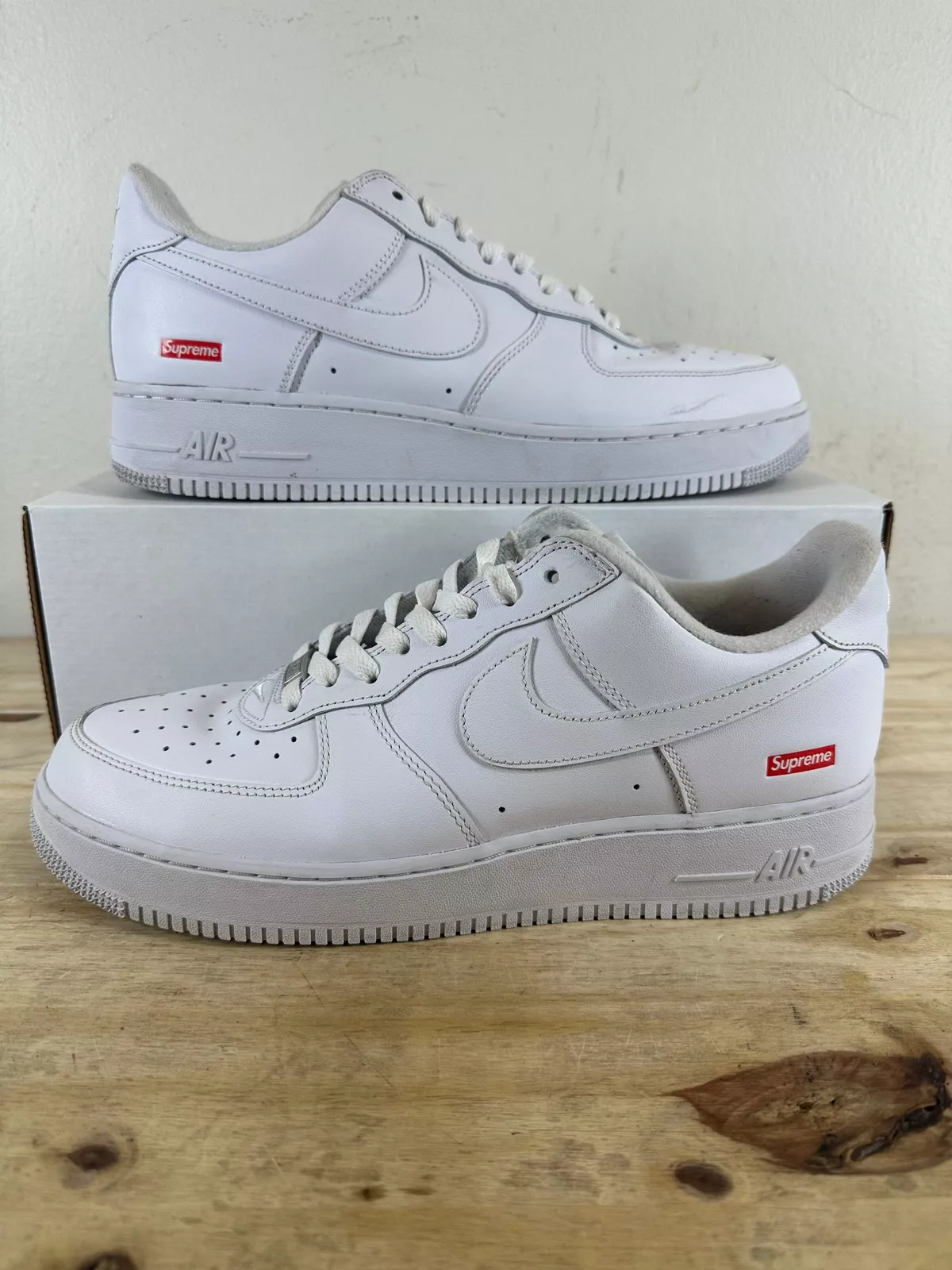 Nike Air Force 1 Low Supreme Blanc Taille 12