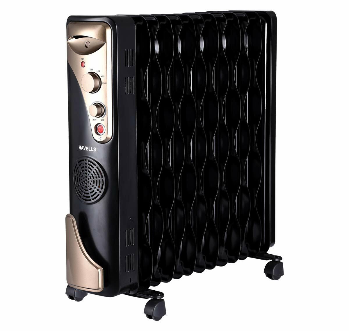 Havells OFR 13 Wave,PTC Fan Heater,3 Heat Setting,Faster Heating 2900 Watts  | eBay