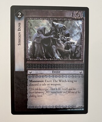 LotR TCG - Stricken Dumb - 2 R 80