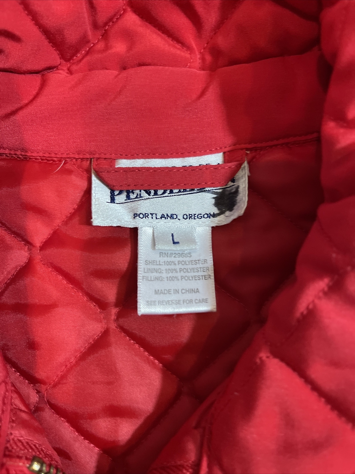 Pendleton Quilted Lined Full Zip Chore Jacket Wom… - image 4