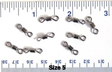 100 GT Super Strong Black Rolling Power Fishing Swivels Size 5 - 70# Test