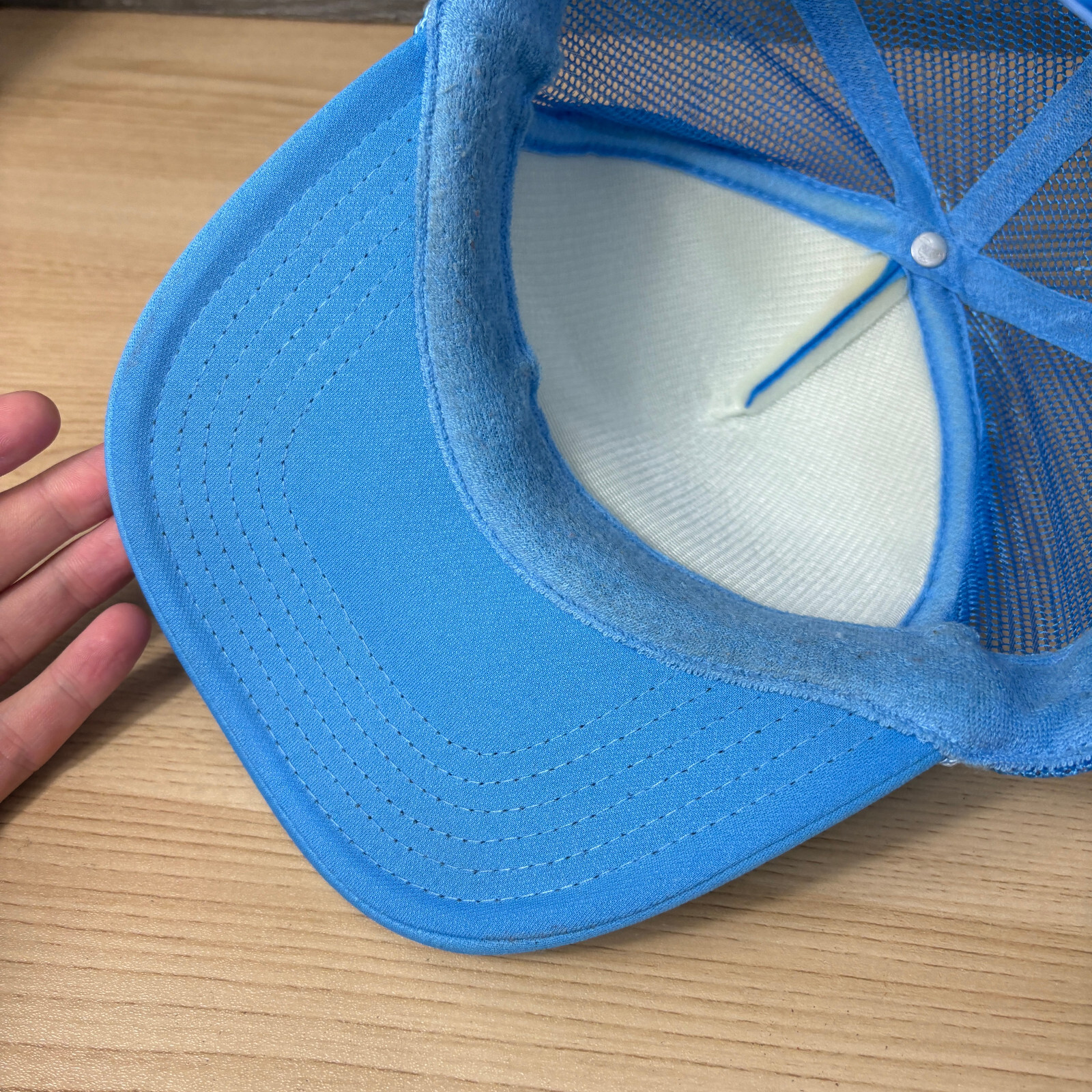 Knowledge Hat Cap Snapback Blue Rope Trucker Adju… - image 7