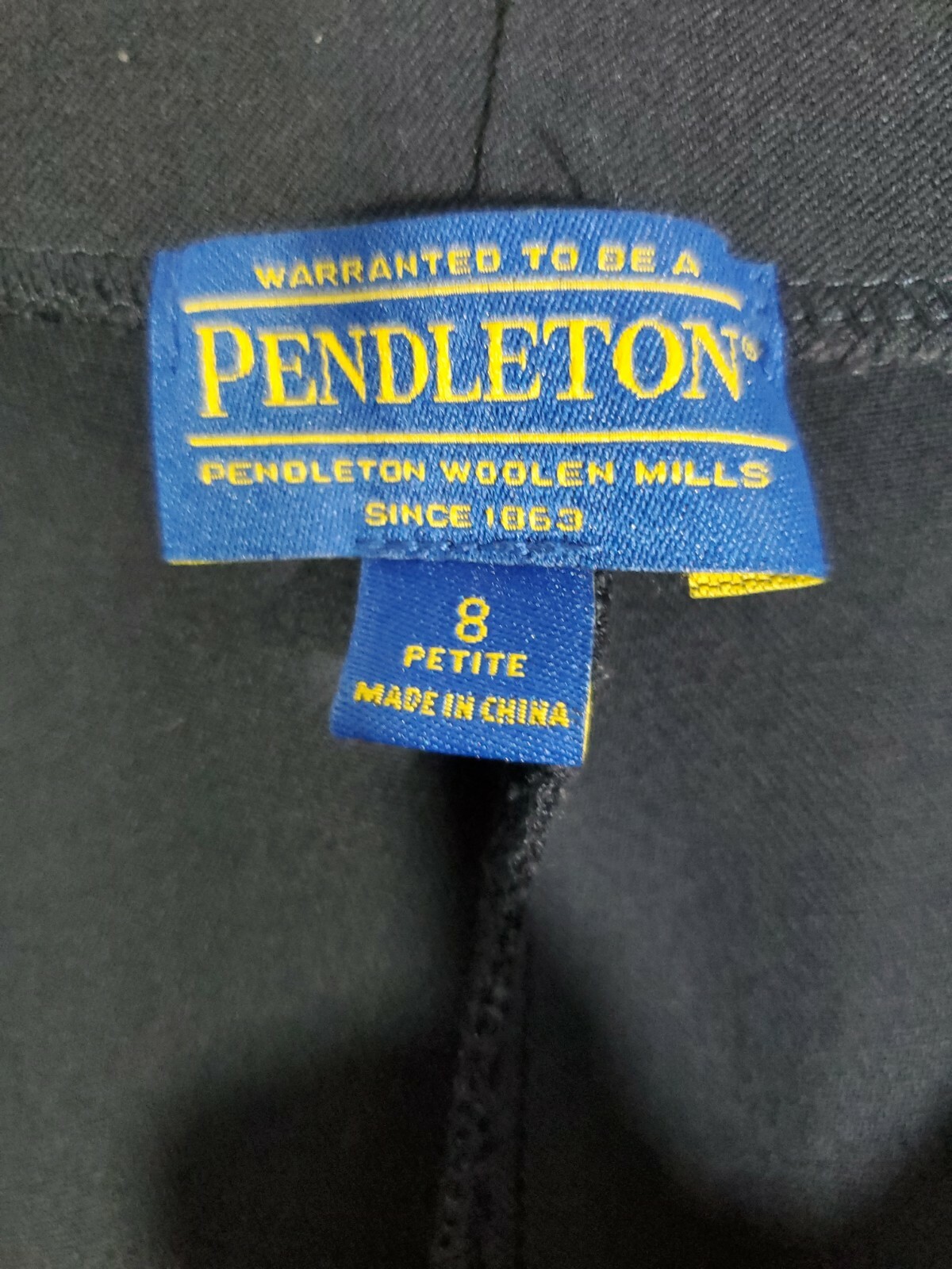 Pendleton Classic Side Zip Flat Front Navy Trouse… - image 2
