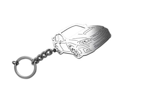 Llavero de acero inoxidable 3D carrocería de coche llavero apto para Subaru Impreza WRX STI III - Imagen 3 de 6