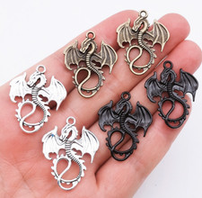30pcs pterosaur Metal Charm Pendant DIY Necklace Jewelry Making
