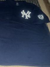 New York Yankees Derek Jeter Majestic 2008 Pinstripe player tee MLB XL rare