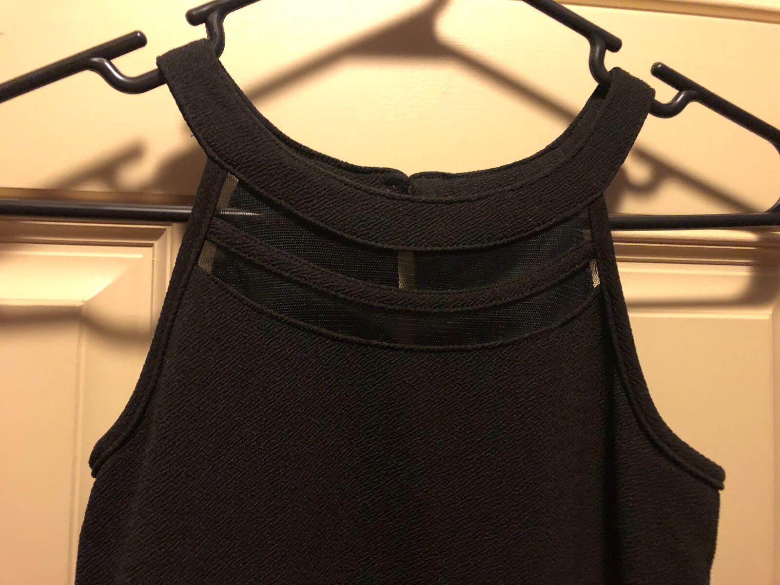 The Children's Place Black Sleeveless Skater Holiday Party Dress Size L