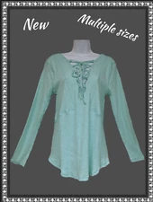 Umgee seafoam green top - multiple sizes"* (shoot me an offer!)