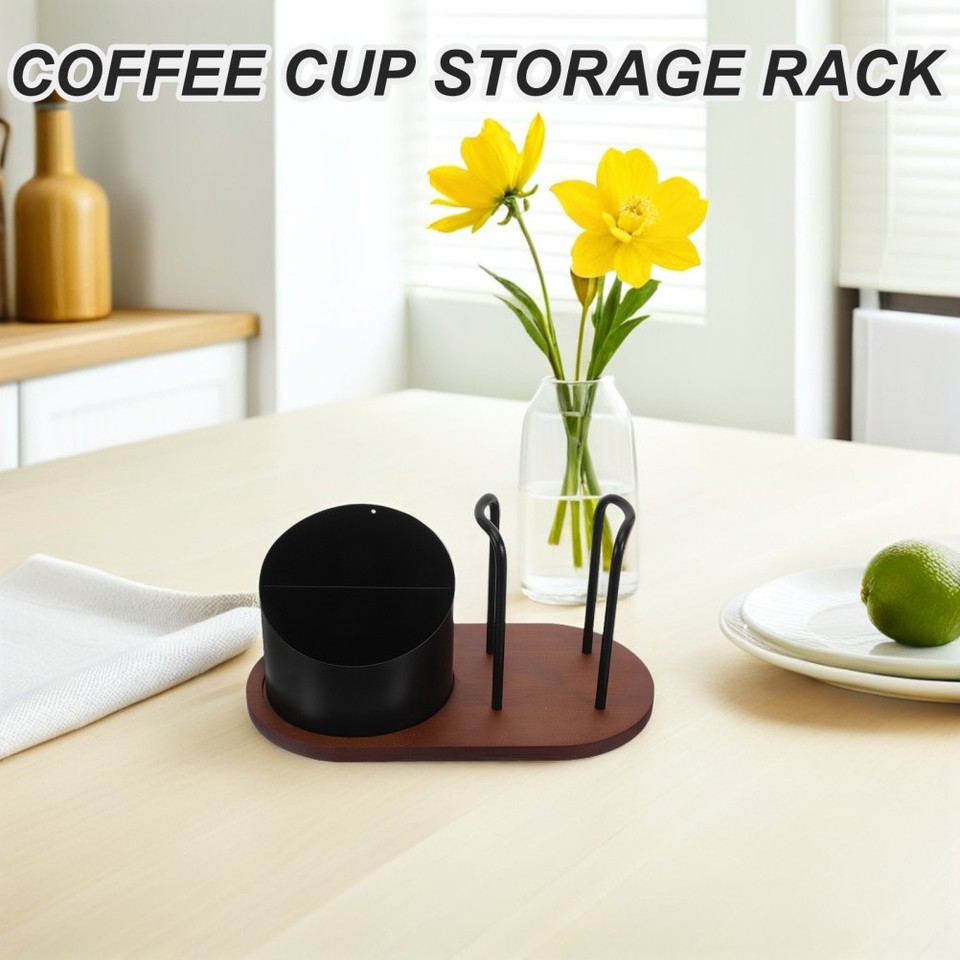 Coffee Station Storage Rack Condiment Organizer Pod Basket Holder ...