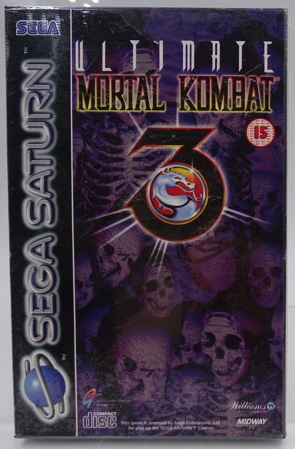 Ultimate Mortal Kombat 3 Sega Saturn EURO PAL Neuf Blister Rare