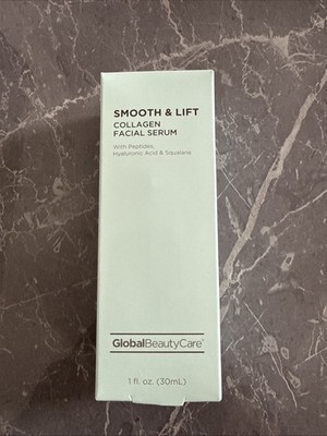 Global Beauty Care Smooth/Lift Collagen Facial Serum 1oz/30 Ml-Brand Ne-SHIP 24H
