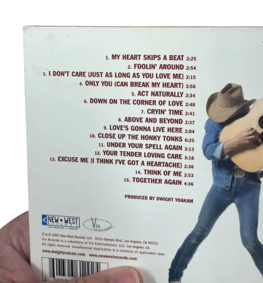 Dwight Yoakam CD Лот из 6 Hillybilly Deluxe Sings Buck Blame The Vain This Time - Изображение 4 из 4