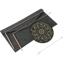 Copper Dowsing Rods - 2PCS Divining Rods Dowsing Pendulum  Divination Mat- f...