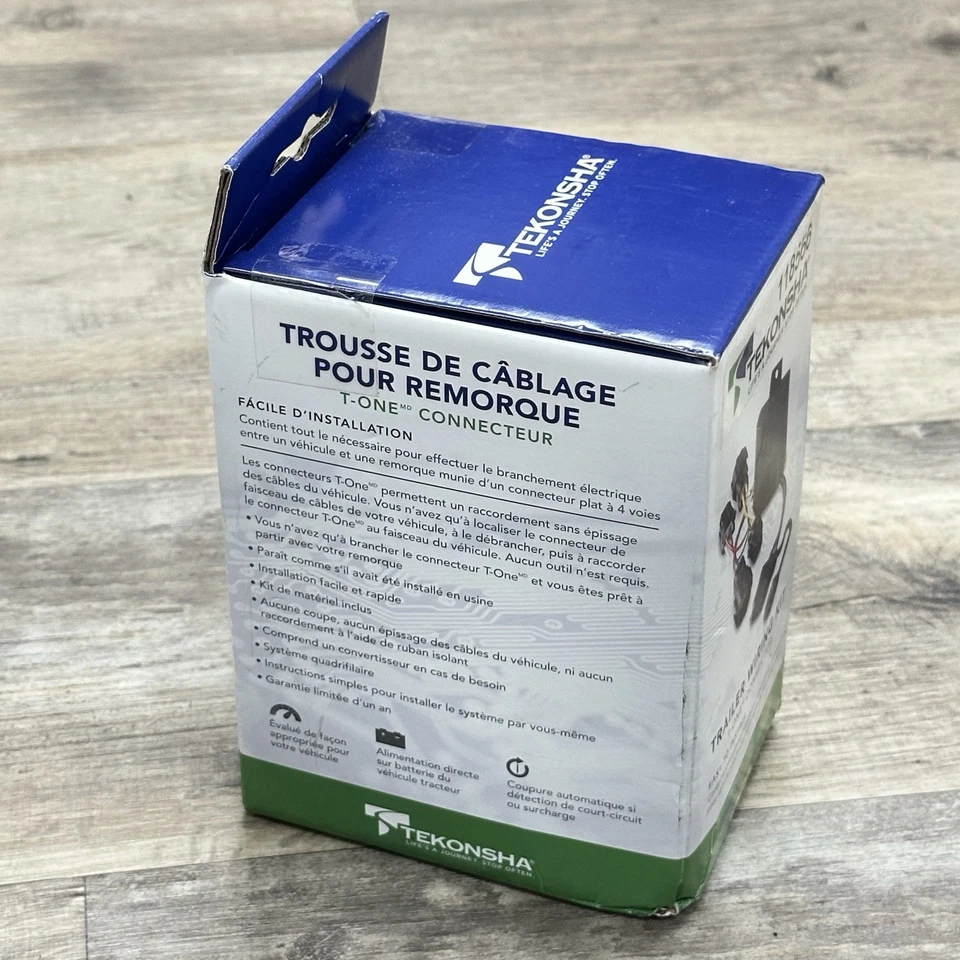 Trailer Wiring Harness Kit For 13-16 Ford Escape All Styles Plug & Play T-One - Image 4 of 4