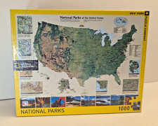 NEW 2016 NATIONAL GEOGRAPHIC NATIONAL PARKS OF THE US 1000 PIECE JIGSAW PUZZLE