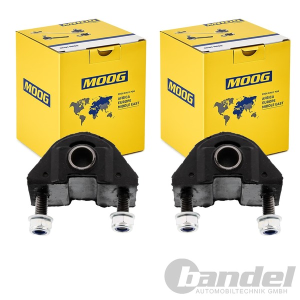 2X Moog Querlenkerlager Buchse Vorne Innen Hinten Passend FüR CitroËN AX Saxo PE-image