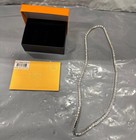 Used-4mm-55cm MOISSANITE Tennis Chain S925 Sterling Silver Necklace - Men Women — photo 3