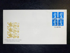 1995 4 x 2nd NVI HARRISON BOOKLET PANE ROYAL MAIL FDC & WINDSOR P.C. SHS