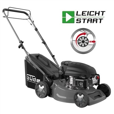 GÜDE Rasenmäher Benzin mit Antrieb Radantrieb Eco Wheeler 415 R 3in1 145ccm 42cm