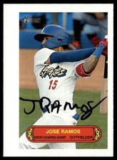 2022 Topps Heritage Minor League 1973 Baseball Pin-Up Jose Ramos Rookie Minors