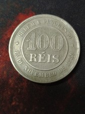 Coin Brazil 100 Reis 1889