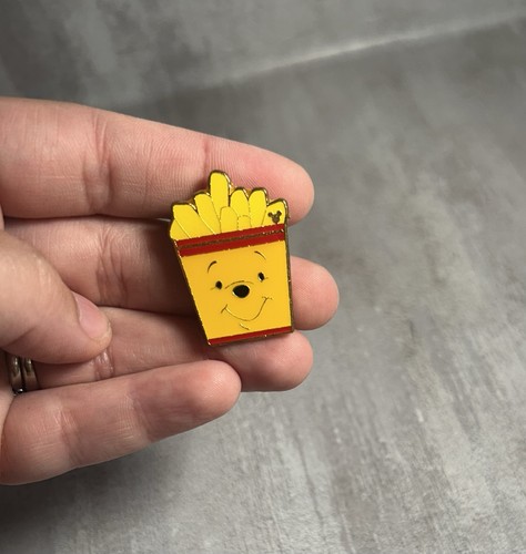Prendedor Pooh French Fries Carnival Food 2018 Hidden Mickey Disney Hong Kong A52