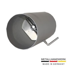 Ofenrohr mit Drosselklappe Feueraluminiert (FAL) |  Durchmesser &Oslash; 120 mm
