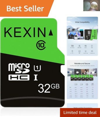Fast 32GB UHS-I Micro SD Card - Perfect Memory Solution for Every Device