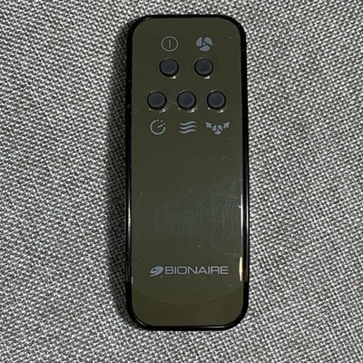 Bionaire BFF1209R-BU Fan Remote Control OEM 6 Button Replacement