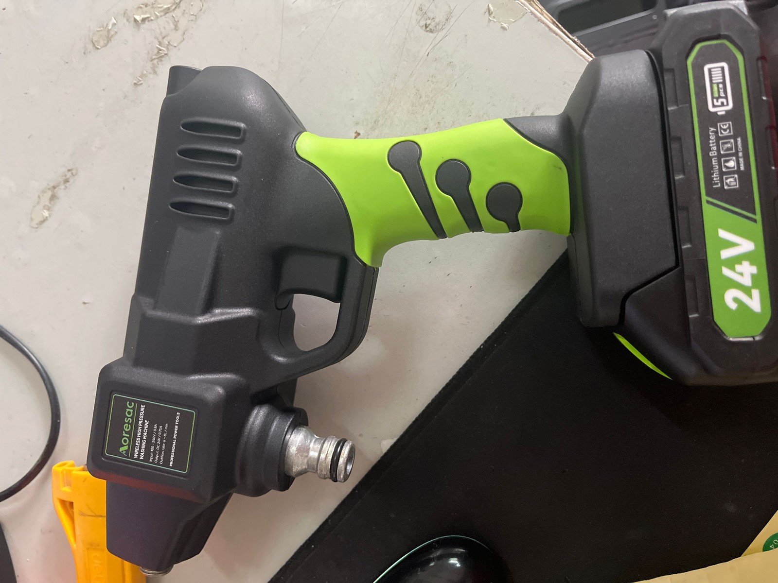 Aoresac 800PSI Cordless High Pressure Car Washer KYRA Portable Power Cleaner