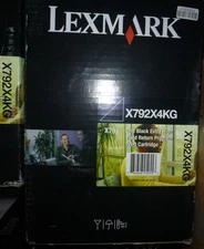 Genuine Lexmark X792X4KG Black Toner Cartridge Brand New Sealed