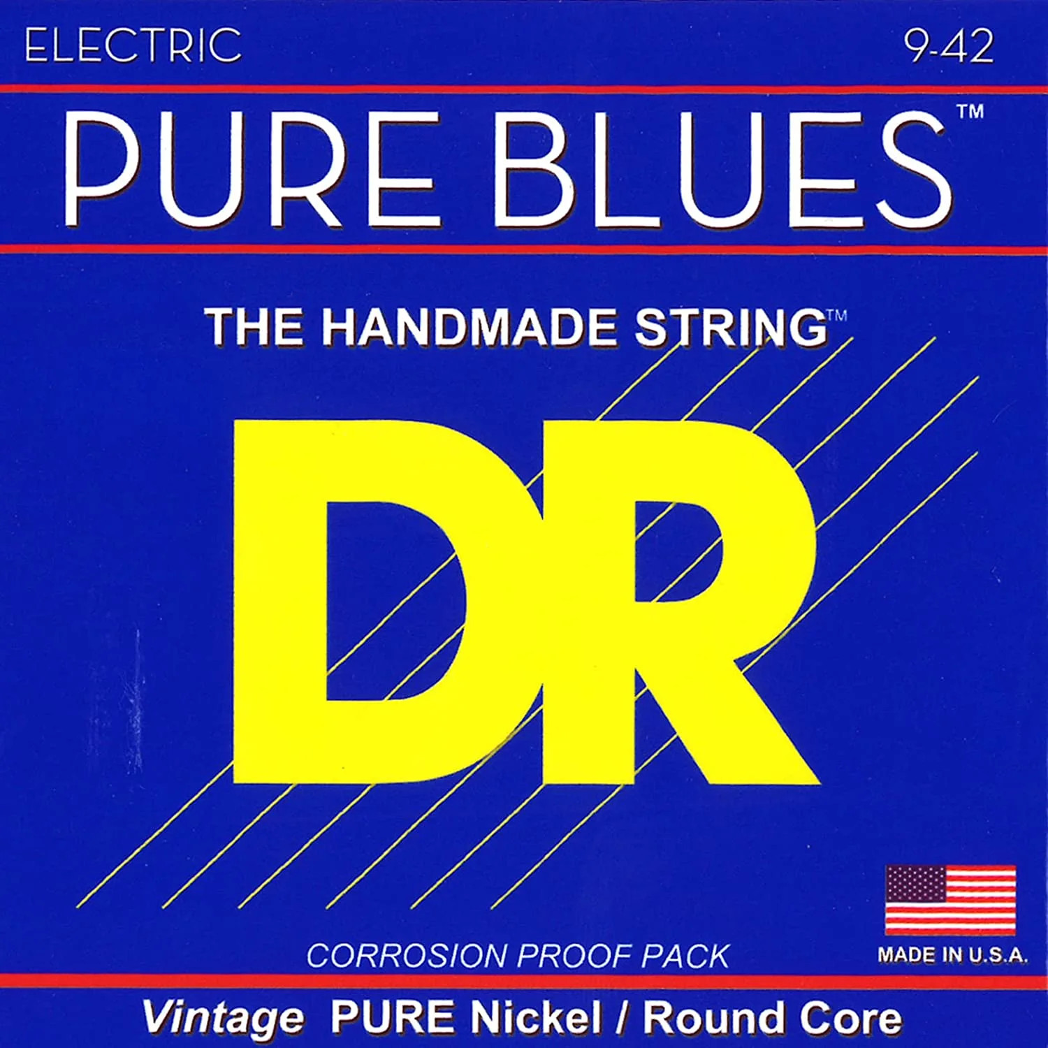 Струны для электрогитары DR Strings PHR-9 Pure Blues 9-42 2290₽
