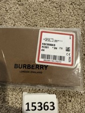 Burberry Pilot Black Sunglasses BE3099 Gray Lenses 61-14-140mm Genuine