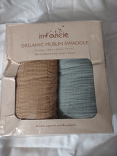 Infancie Organic Cotton Muslin Baby Blankets