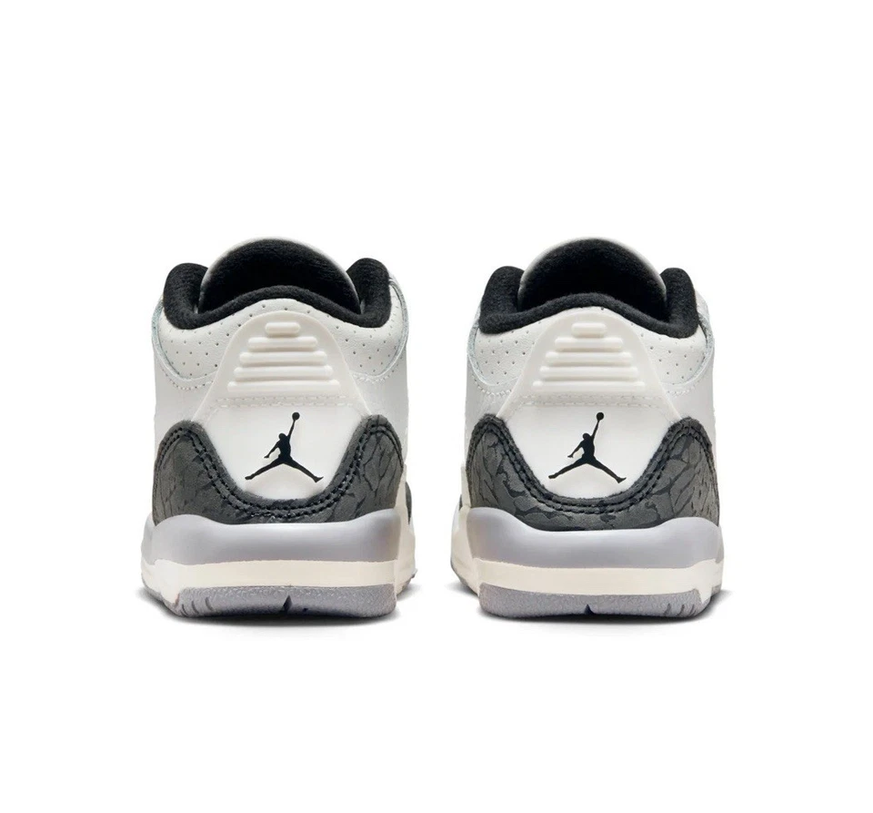 Nike Air Jordan Retro 3 Niño Gris Cemento talla 8C *NUEVO* DM0968-106 Foto 4 de 4
