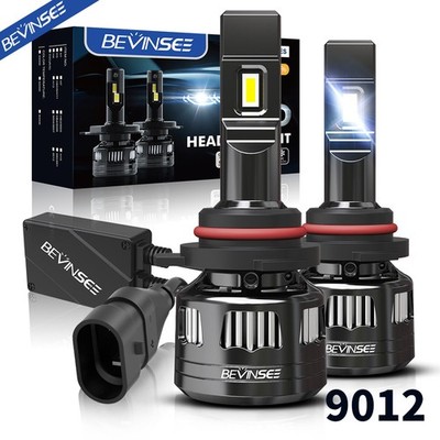 9012 LED Headlight Bulbs 120W For Chevrolet Cruze 2016-2019 w/Projector Headlamp