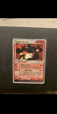 #ad Typhlosion Ex 99 100 EX Sandstorm Rare Holo E Reader Series 2003 HP $300.00