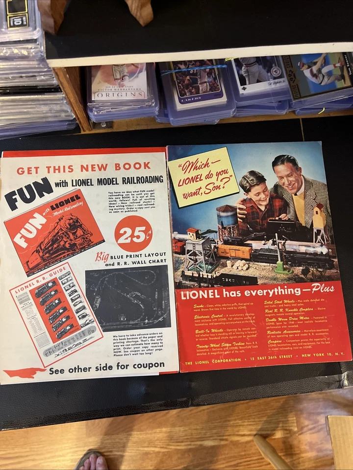 Catálogo Lionel 1946 Tren de Juguete y Accesorio Posguerra Original Feria Calidad DKL Foto 3 de 4