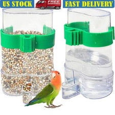 Automatic Bird Feeder Water Dispenser Parrots Lovebirds Canaries Easy to Use