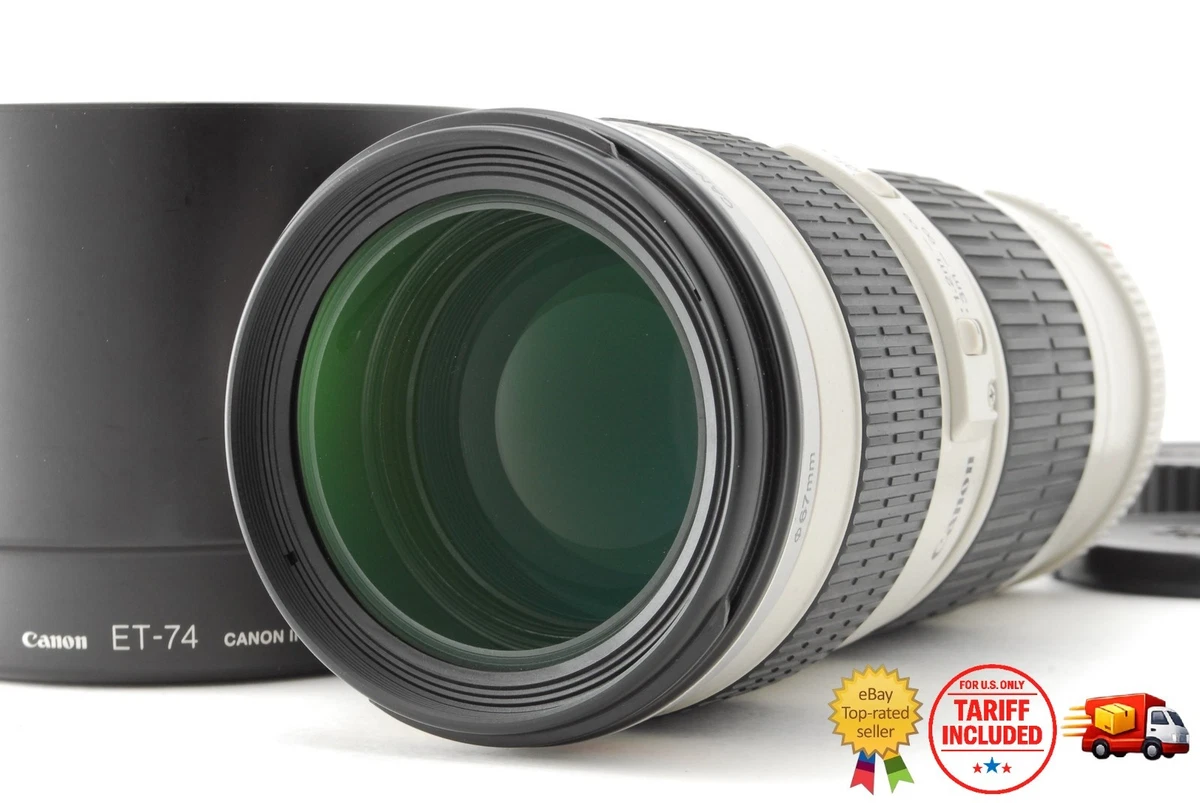 Canon EF 70-200mm f/4L USM （中古品） Canon 70-200mm Focal f/4 Camera Lenses for sale - eBay
