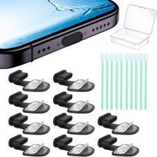 10-Pack USB C Dust Plugs, Dust Cover for Phone Charging Port, Secure Fit Type C