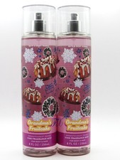 BATH  BODY WORKS GRANDMA'S FRUITCAKE FRAGRANCE MIST 8 FL OZ LOT OF 2 PCS 