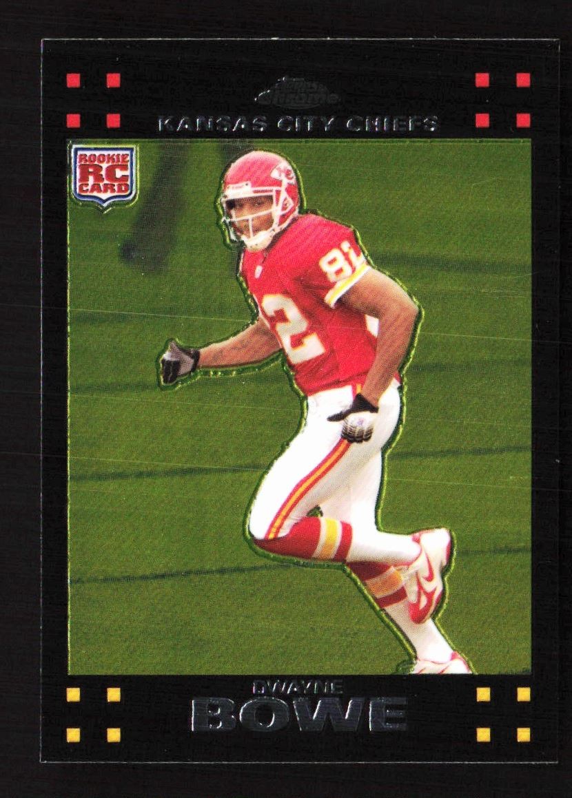 2007 Topps Chrome Dwayne Bowe RC Kansas City Chiefs #TC203 *A*