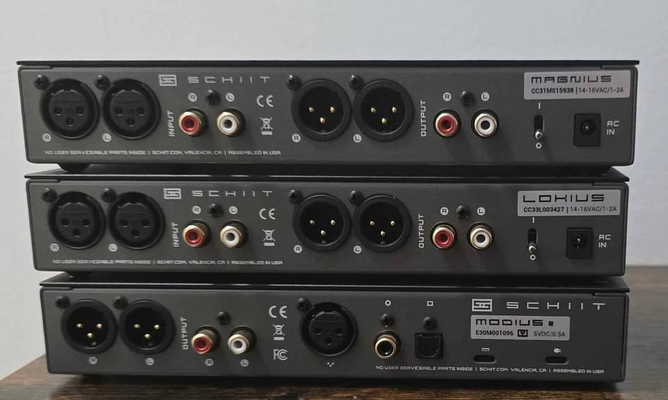 FOR SALE: Schiit Magnius, Modius E and Lokius Balanced stack | eBay
