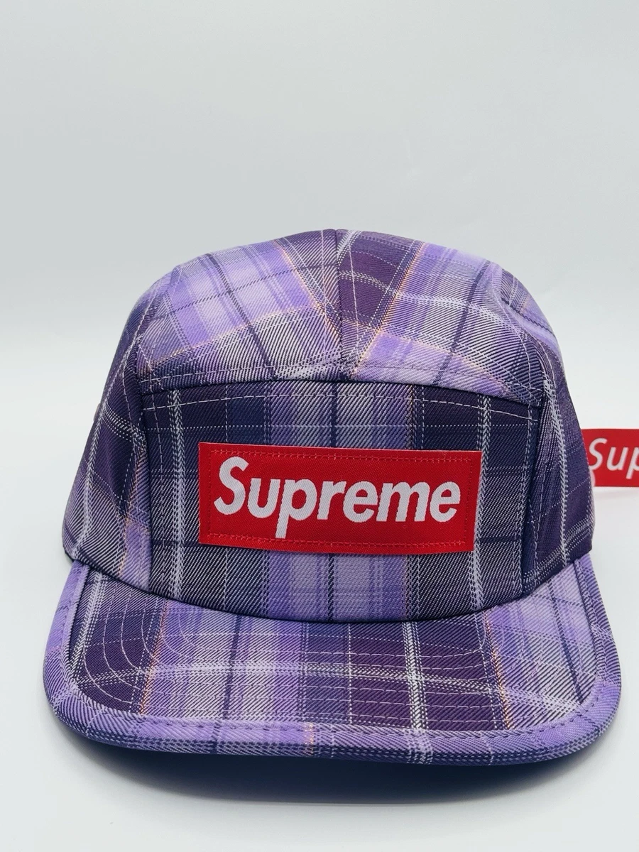 Supreme Plaid Camp Cap for sale - eBay