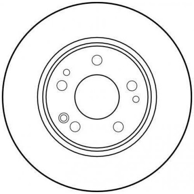 2 St. Bremsscheibe TRW DF1581 für Mercedes-Benz 124 T-Model