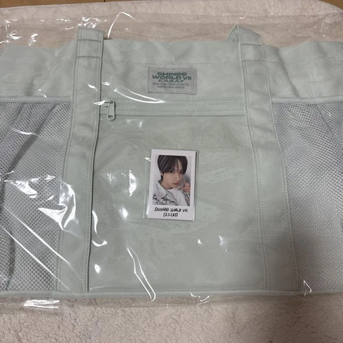 Bolso de Mano SHINee World VII con Tarjeta Fotográfica Mercancía Oficial Kpop de Japón