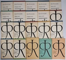 20 Hefte Katalog Reclam 1969-1990, ohne 1980, 1983-1987, Reclam Verlag, DDR